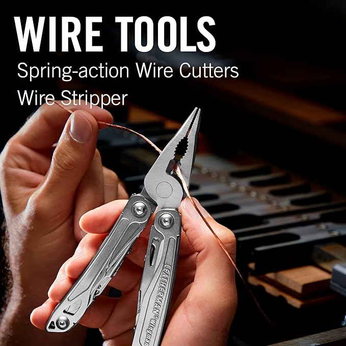 LEATHERMAN, Wingman Multitool with Spring-Action Pliers and Scissors, Stainless Steel