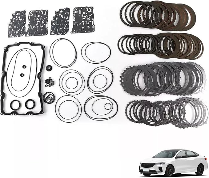 AB60E AB60F Transmission Master Rebuild Kit w/Friction Plate Steel Plates Fits 2007-2011 for Toyota Sequoia Tundra 2007-2011 5.7L V8 Includes Friction Plates Clutch Kits Gaskets Seals