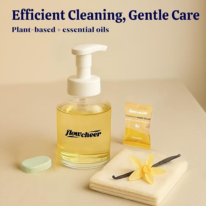 Foaming Hand Soap Refill Tablets, 12 Pack (Makes 12 x 9 fl oz), Variety Fragrance Soap Tablets, Fresh & Clean Handwash, No Plastic Bottle