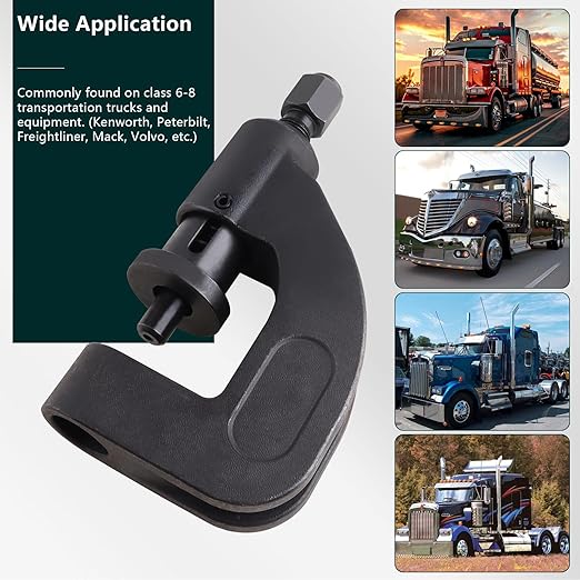 Brake Clevis Pin Press Alternative to 10501 Heavy Duty Commercial Vehicles Tools Work on Most Class 6-8 Trucks and Equipment Kenworth, Peterbilt, Freightliner, Mack, etc.
