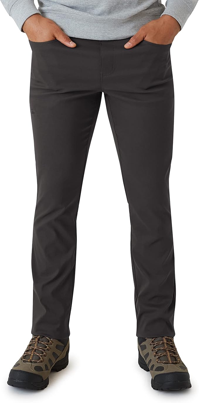 Weatherproof Vintage Casual Hiking Pants for Men - Lightweight Stretch Travel Mens Work Pants with Utility Cargo Pocket