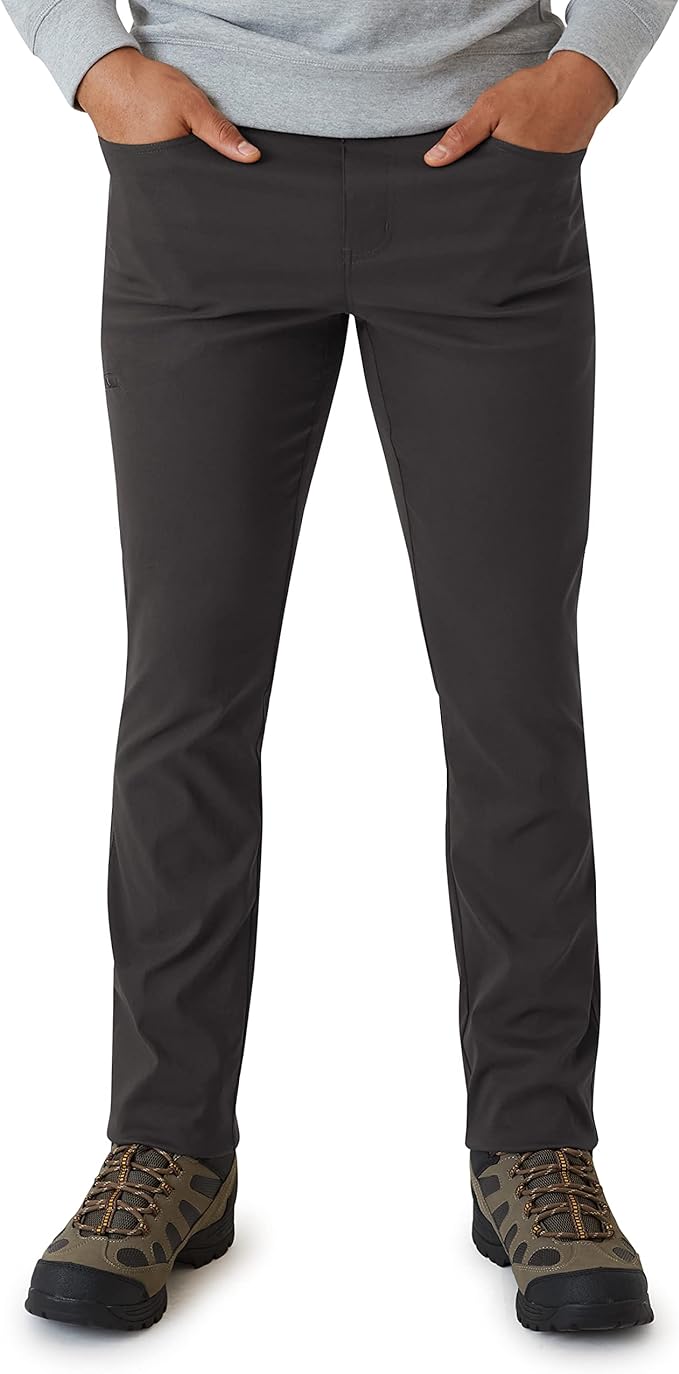 Weatherproof Vintage Casual Hiking Pants for Men - Lightweight Stretch Travel Mens Work Pants with Utility Cargo Pocket