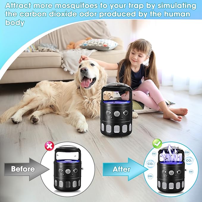 10 Pack Mosquito Attractant in Bulk, Lure for Bug Zapper Bait Refill Compatible with All Mosquito Trap Enhances Catch Rates for Indoor Outdoor Traps, Safe and Long Lasting