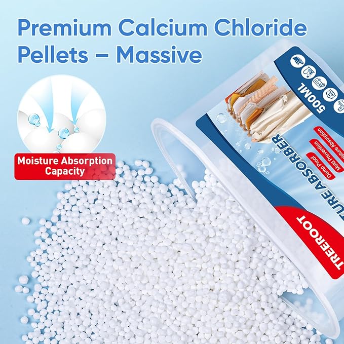 10 Pack Moisture Absorbers, 10.5 OZ Humidity Absorber Bucket, Moisture Absorbers for Closet, Dehumidifier Bucket for Wardrobes、 Kitchens and Bathrooms, Fragrance Free Humidity Absorber