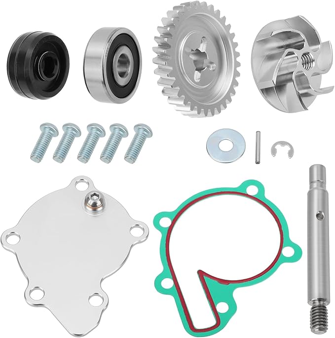 Water Pump Rebuild Kit Fit for Yamaha Banshee 350 YFZ350 1987-2006 RZ350 1984-1985 OEM# 4L0-12450-01-00 4L0-12459-00-00 4L0-12422-00-00