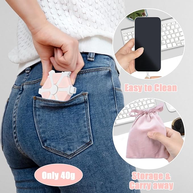 Phone Cleaning Kit for iPhone Charging Port, Star Design Keyboard Cleaner Kit Tool for Earphone Charger Lightning Port with Putty, Electronic Repair Clean Kits for Cellphone Speaker Earbud iPad