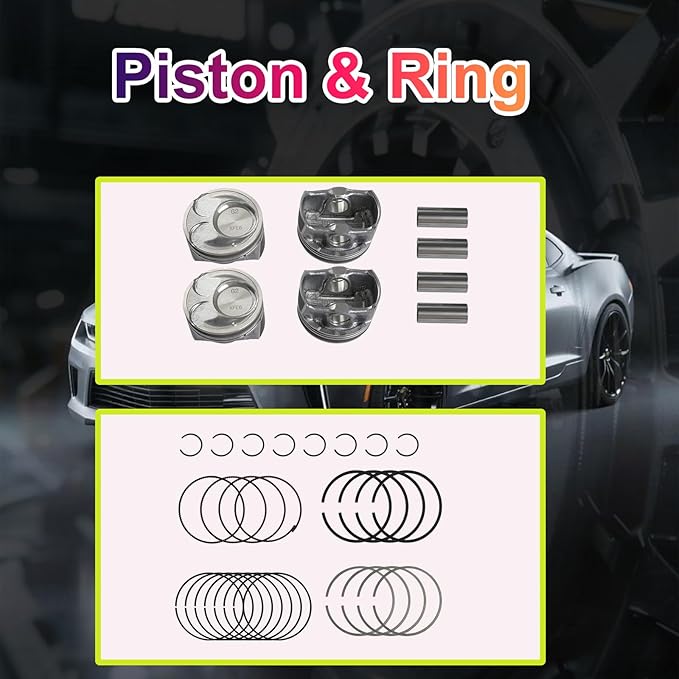 G4NC 2.0 Engine Rebuild Overhaul Kit w/Crankshaft Head Gasket Set & Connecting Rod Fit For Kia Sportage Forte Carens Soul Hyundai Tucson Elantra 2.0L 2012-2022 23110-2E501 23040-2E000