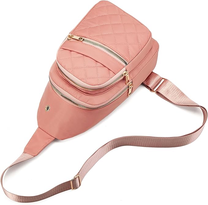 Crossbody Sling Backpack Sling Bag for Women, Small Chest Bag Daypack Fanny Packs Cross Body Bag for Outdoors Hiking Traveling