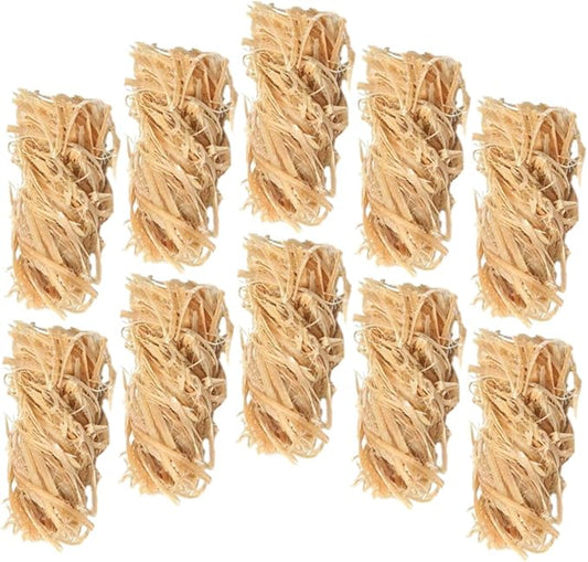 12Pcs Natural Wax Wood Firelighters Biodegradable Fire Starters for Camping Barbecue Fire Pits and Home Grills Compact Lightweight Outdoor Starter Logs