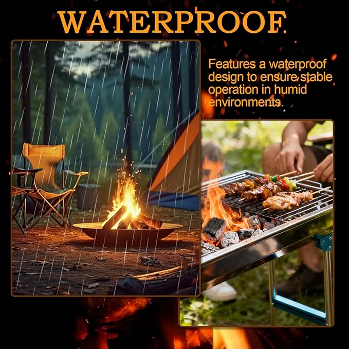 (30 Pcs/Bag) Quick Instant Fire Starter, Waterproof All-Purpose Indoor & Outdoor Firestarter,for Charcoal,Fireplace, Campfire, Wood Stove Odorless，BBQ and Non-Toxic