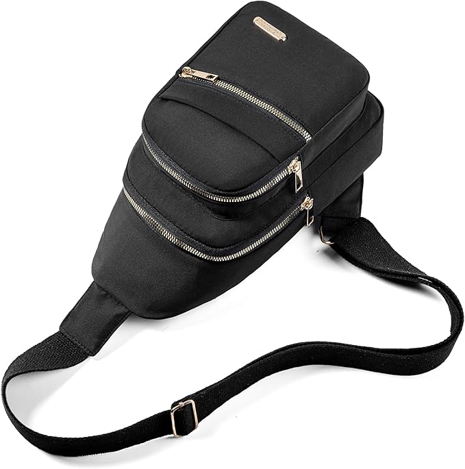 Small Crossbody Sling Backpack Sling Bag for Women, Chest Bag Daypack Fanny Pack Cross Body Bag for Hiking Traveling Outdoors