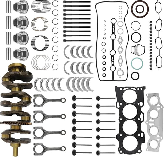 13401-28030 11115-28010 13011-0H031 2AZ-FE 2.4L Engine Rebuild Overhaul Kit For Toyota Camry 2002-2009 Crankshaft Rods Gaskets 11115-28011 90080-31072