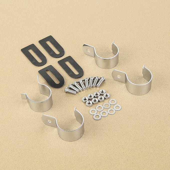 Green-L 39mm Windshield Bracket Fit for Harley Dyna Chrome Windscreen Mount Support