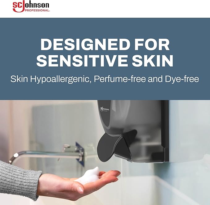 SC Johnson Professional Refresh Clear FOAM, Foam Hand Wash, Foaming Hand Soap, 1 Liter Cartridge, 2 Count, for Professional Use Only