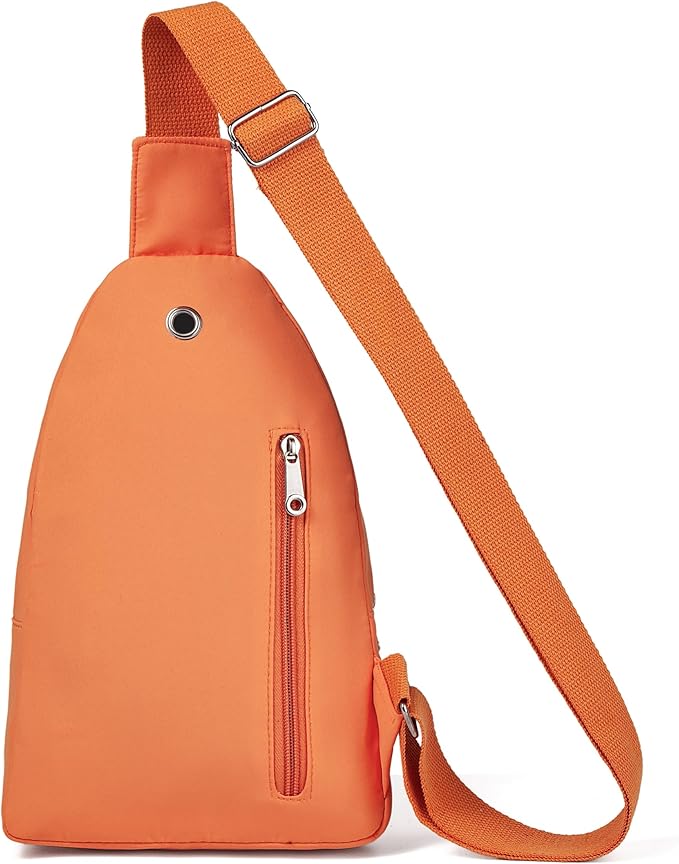 Crossbody Bags for Women, Small Cross Body Bag Sling Backpack - Orange