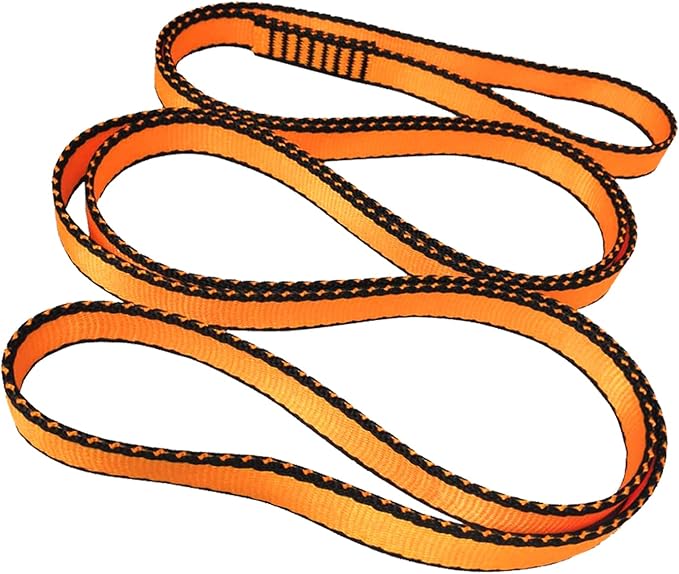 FOSER 18mm Nylon Climbing Sling Runner, 23KN Nylon Rope,Apply to Rock Climbing, Mountaineering, Hiking, Downhill, Emergency Equipment, etc
