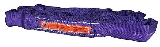 Power Lift PL1x4' Purple Polyester Round Sling (2,600 lb. Vertical Capacity)| Various Sizes in Listing | Kennedy Wire Rope & Sling Co. | Proudly Manufactured in The USA