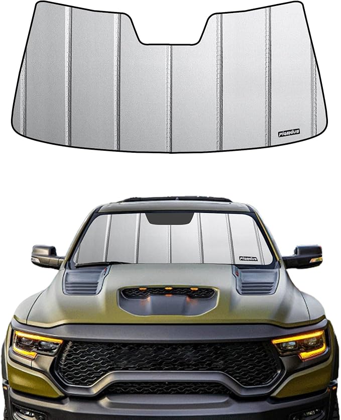 Windshield Sunshade for Dodge Ram 1500 2009-2018, Ram 1500 Classic 2019-2024 Window Sun Shade - Safeguard