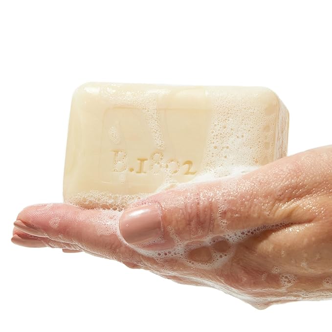 Beekman 1802 Glacial Mint & Eucalyptus Goat Milk Soap - Scented - 3.5 oz - Cleanses, Nourishes & Hydrates - Certified Microbiome Friendly - No Irritation - Good for Sensitive Skin