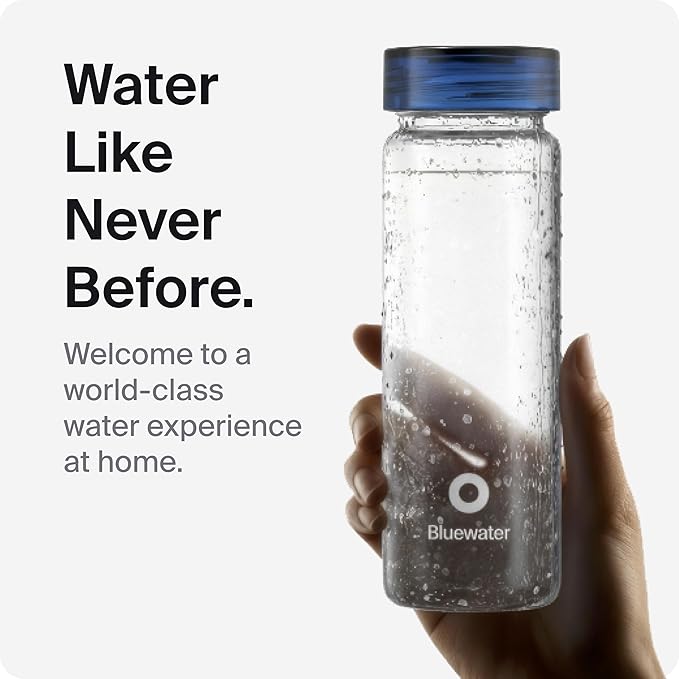 Bluewater Cleone Balance Reverse Osmosis Water Filter System - In-Home Under Sink Water Purifier, 3 Stage Filtration - NSF/ANSI 58 - Removes up to 99 Percent Contaminants - Swedish Space Saving Design