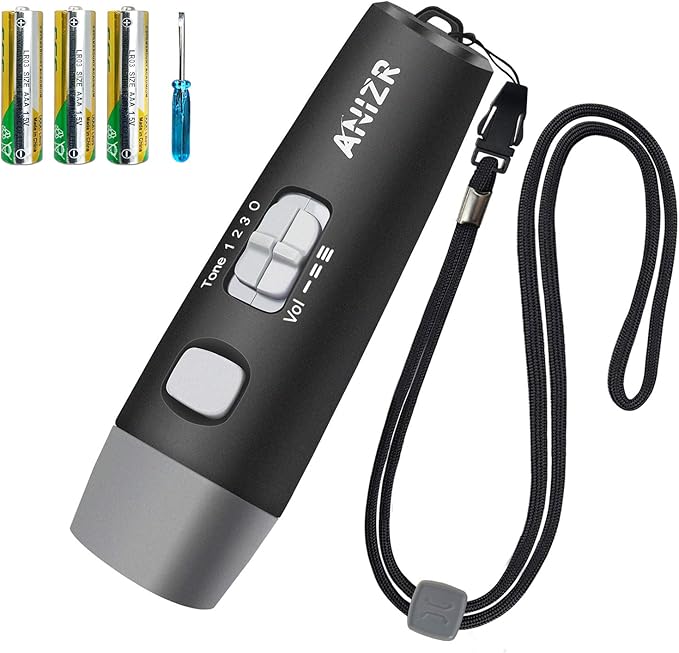 ANIZR Electronic Whistles with Lanyard,Adjustable 3 Tone & 3 High Volume Hand Emergency Whistle Basketball Referee Whistle for Coach,Teacher,Police,Outdoor Camping Boating Hiking(with Battery)