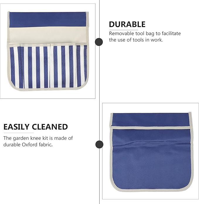DOITOOL Garden Kneeler Bag Durable Tool Pouch with Ample Storage for Gardening Enthusiasts Easy to Carry and Hang Trolley