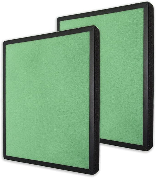 PUREBURG Replacement Filter Compatible with Mooka KJ203F, Elechomes KJ203F-142 Air Purifiers, 2-Pack H13 HEPA 4 Activated Carbon Pre-Filters 4-Stage Filtration