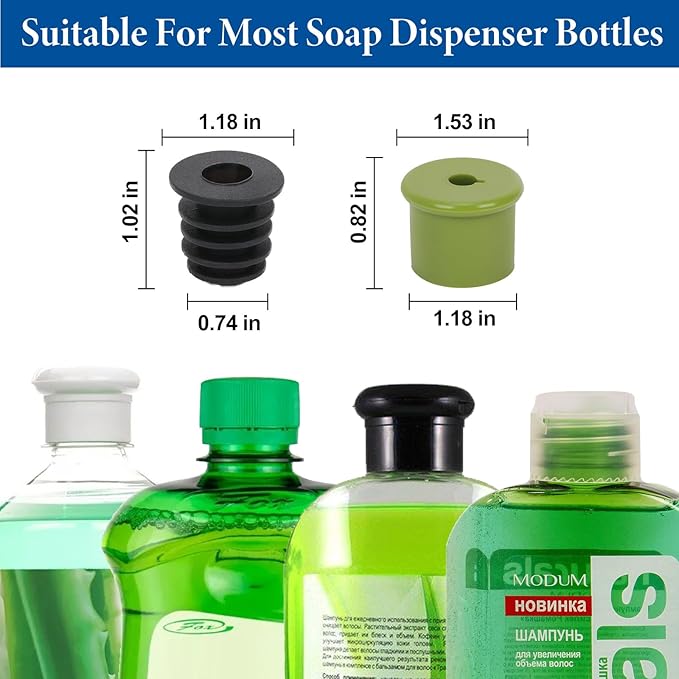 Dish Soap Dispenser for Kitchen Sink Built in Soap Dispenser Pump with 47" Extension Tube Kit Brushed Nickel