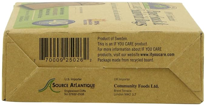 IF YOU CARE 100% Unbleached Paper Sandwich AND Snack Bags, 48 Count (Pack of 6)