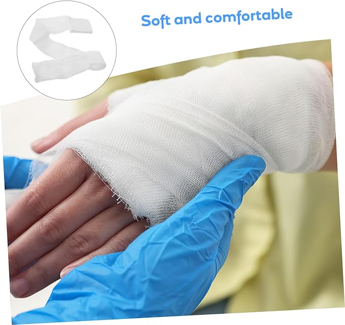 Vacuum Packed Trauma Gauze Block Roll Non Stick Pads Z-Shaped Design for Rapid Dressing Emergency Supplies Outdoor Emergency First Aid Kit