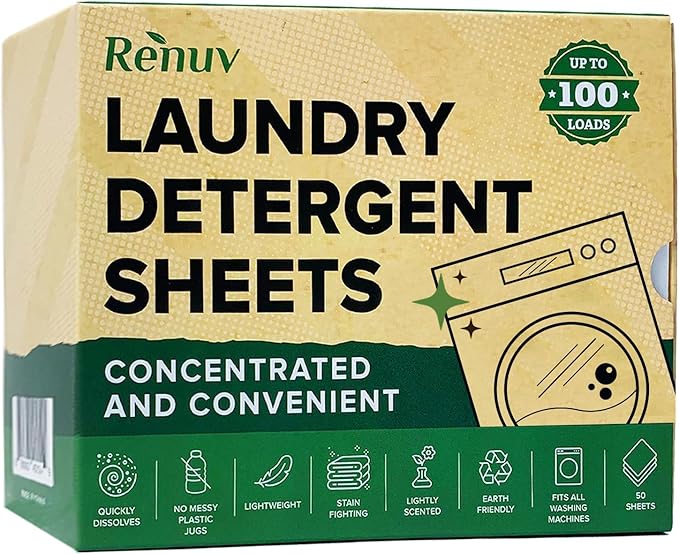 Laundry Detergent Sheets and Washing Machine Cleaner - Bundle and Save!