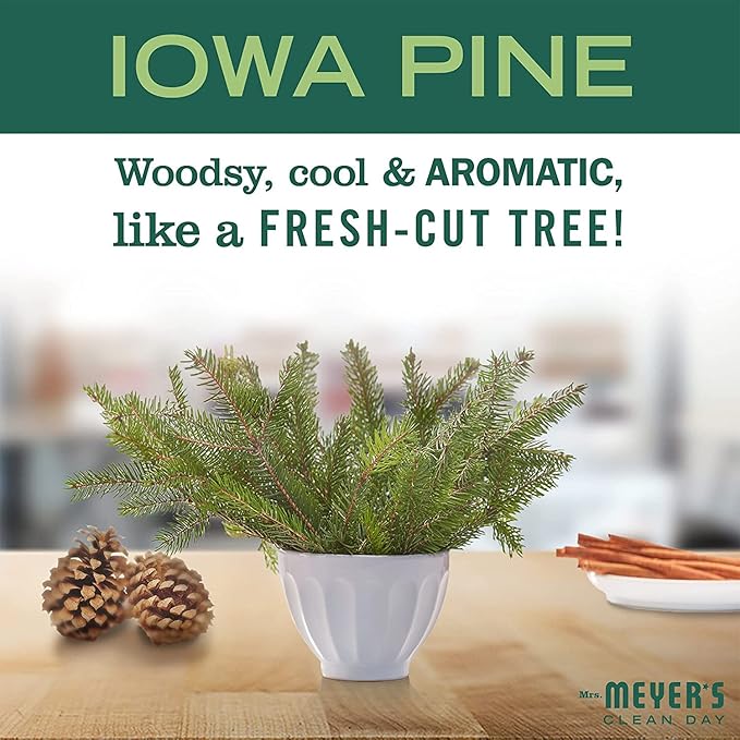 Mrs. Meyer's Clean Day Room Freshener, Iowa Pine (8 Fl Oz (Pack of 1))
