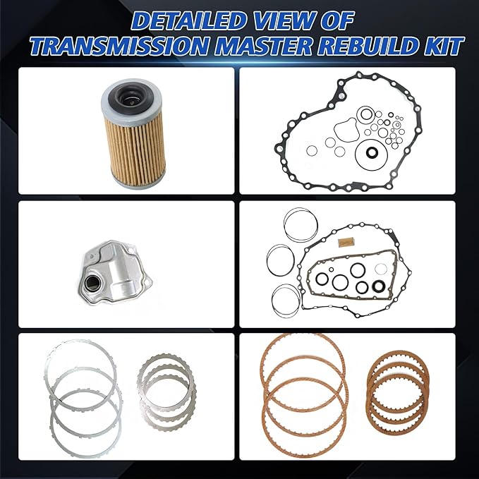 RE0F10A JF011E CVT Transmission Master Rebuild Kit 31728-1XF02 Fits for Mitsubishi Outlander Galant, Altima Rogue, Compass Engine Rebuilding Gasket Aftermarket Parts