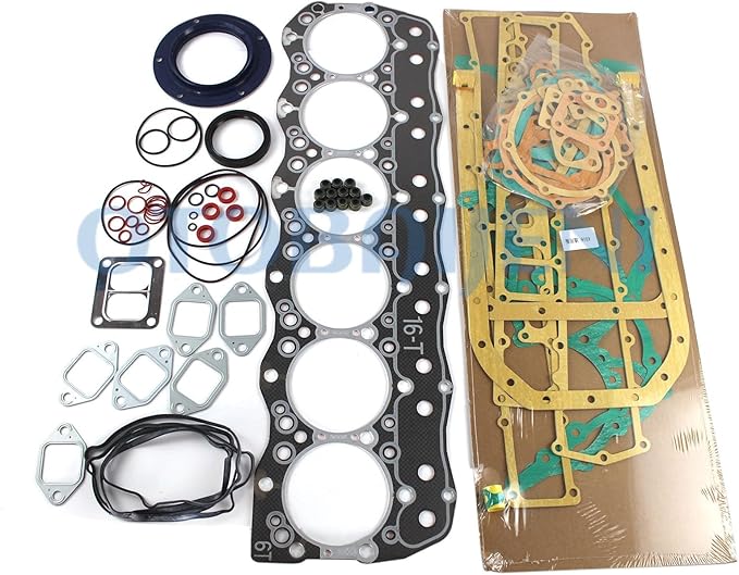 6D16 6D16T Overhaul Rebuild Kit for Mitsubishi 6D16 6D16T Engine for CAT R210 Kato HD1430 Kobelco Forklift Truck Excavator Engine Rebuild Aftermarket Parts