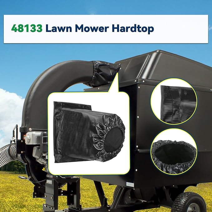 Lawn Vac Parts for Agri Fab, 48133 Lawn Vacuum Parts for Agri Fab Replacement Parts, Upgraded Lawn Mower Hardtop Boot, 1 Pack, Black (48133)
