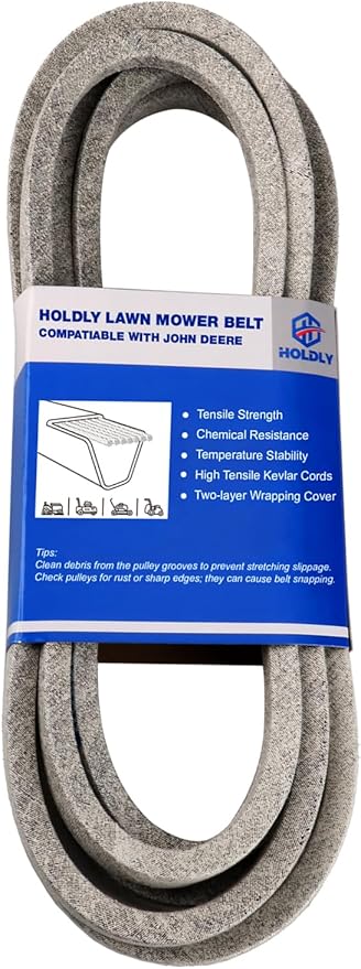 161" x 5/8" GX21395 Mower Deck Belt, 54 inch Deck Drive Belt for John Deere 190C, D170, E180, G110, LA150, LA175 Lawn Tractors Deck Belt Made of Kevlar Cord (GX21395)