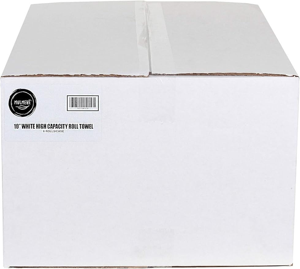 MULMEHË High Capacity Dispenser TAD Paper Towels, 6 Rolls, 10" x 800' Roll