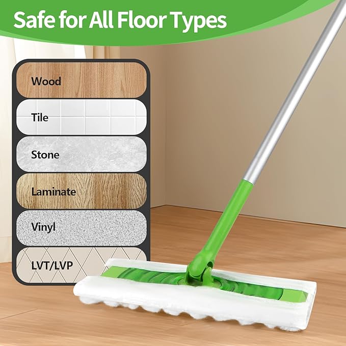32 Count Pet Heavy Duty Dusters Refills Compatible with Swiffer Sweeper Mop, Dry Sweeping Cloths for Floor Mopping and Cleaning, Unscented