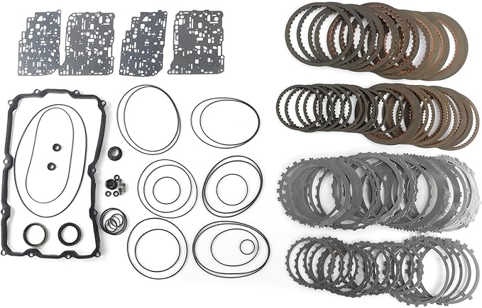 AB60E AB60F Transmission Master Rebuild Kit Fits For 2007-2011 Sequoia/Tundra 5.7L V8 Transmission Friction Kit Clutch Plates Repalce OE AB60E AB60F