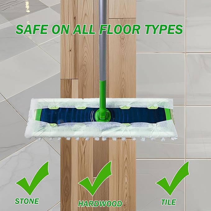 XL Heavy Duty Dry Sweeping Cloth for Swiffer Sweeper XL Mop, XL Disposable Dry Cloth Refills, Pet Hair Dust XL Dry Pad Refills, Extra Large Dry Floor Cloths for Floor Mopping and Cleaning, 30 Count