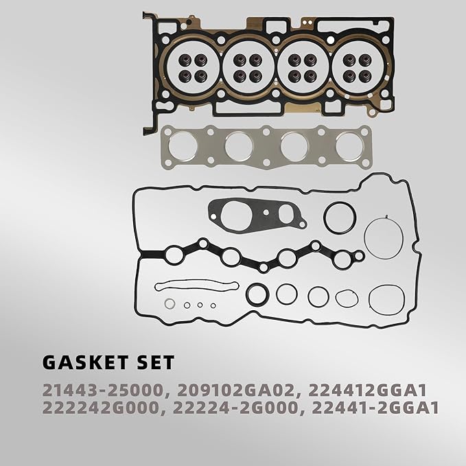 G4KJ 2.4 Engine Rebuild Overhaul Kit With Crankshaft & Piston & Connecting Rods Fit For Hyundai Tucson Sonata Santa Fe Kia Sorento Optima Sportage 2.4L 2011-2020 Replace# 23111-2G200 23510-2G500