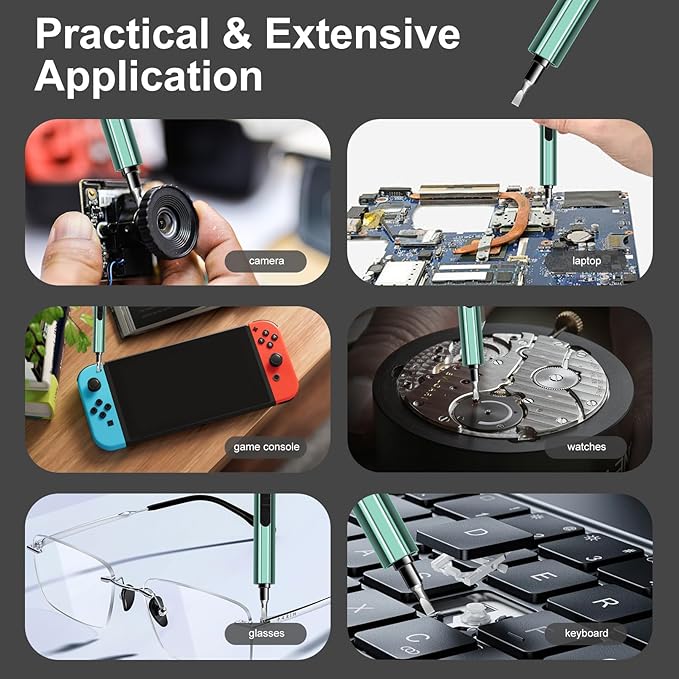 Mini Electric Screwdriver Set, 48-in-1 Small Power Precision Screwdriver Set