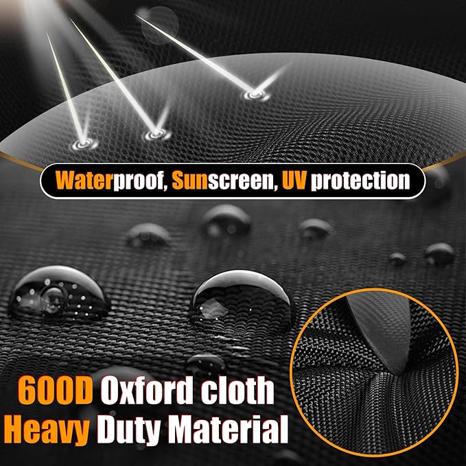 Skid Steer Loader Cover, Suitable for Bobcat MT100, Kubota SCL1000, New Holland C314, and CASE TL100 600D Oxford Cloth Loader Cover, Waterproof and UV Resistant (Black, Without Cockpit (only Cover))