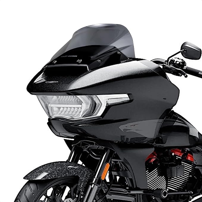 11.5" Wave Windshield Windscreen Wind Splitter Compatible for Harley CVO Road Glide FLTRXSE, CVO Road Glide ST FLTRXSTSE, Road Glide FLTRX 2024 for CVO Road Glide FLTRXSE 2023 (Dark Smoke)