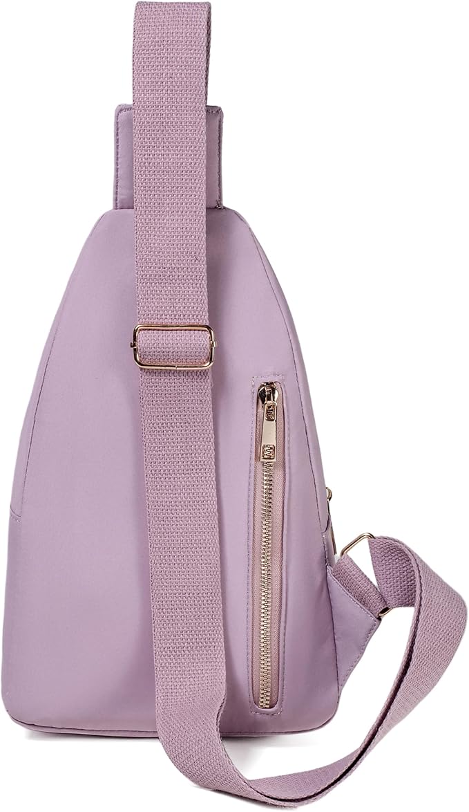 Crossbody Sling Backpack Sling Bag for Women, Small Chest Bag Daypack Crossbody Bag Fanny Pack for Outdoors Hiking Traveling