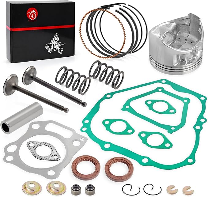 Engine Top End Rebuild Kit Oversize 0.25mm Piston & Ring Intake Exhaust Valve & Seal SPRING Gasket For Yamaha Pro Hauler 700 1000 YXP700A YXP1000A G21 G22 G23 G27 G28 YDR-A YTF-1 YTF-2 2001-2018