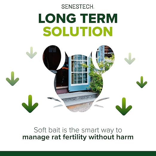 Evolve Rat Birth Control Soft Bait Sausages – 3 lbs | Scientifically Proven Rat Population Control | Not a Poison, Eco-Conscious, Long-Term Population Management