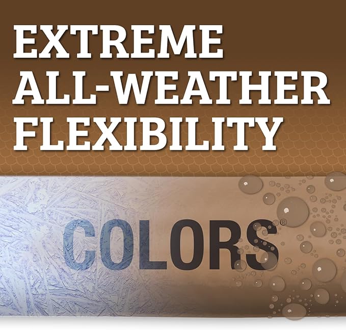 Flexzilla Colors Garden Hose 5/8 in. x 50 ft., Lightweight All-Weather Water Hose, Durable and Flexible, Leak-Free Connections, Brown Mulch