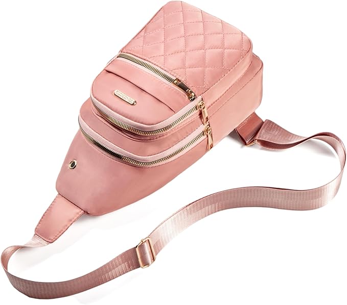 Small Sling Bag Crossbody Sling Backpack for Women, Chest Bag Daypack Cross Body Bag Fanny Pack for Outdoors Hiking Traveling