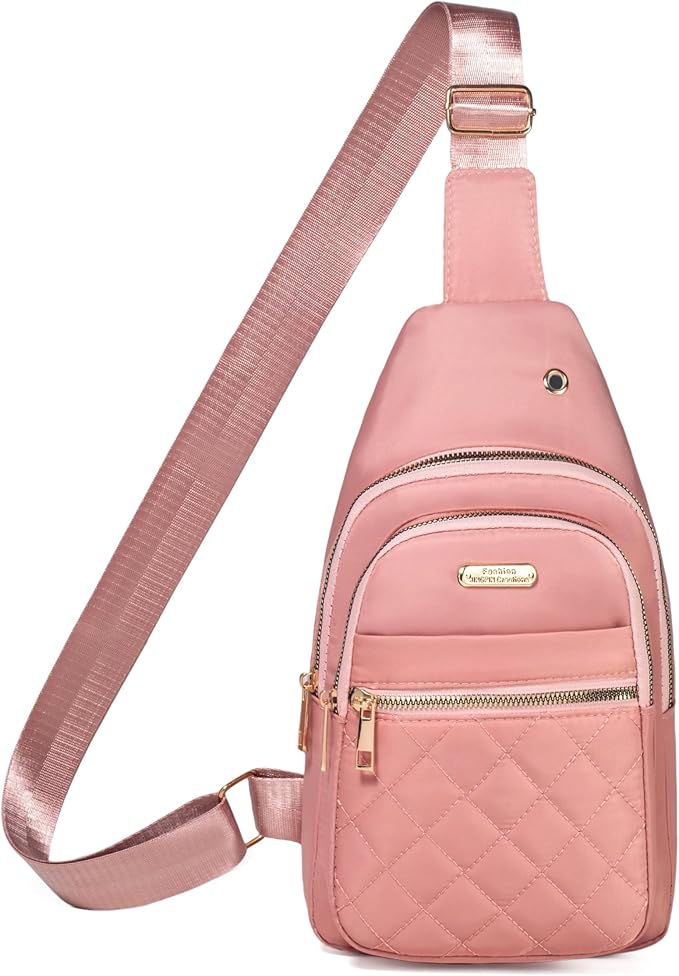 Small Sling Bag Crossbody Sling Backpack for Women, Chest Bag Daypack Cross Body Bag Fanny Pack for Outdoors Hiking Traveling